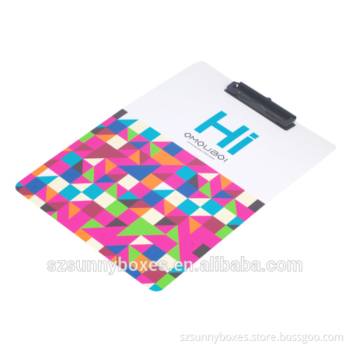 Eco-friendly PP Printed Hanging Menu File Clip Board